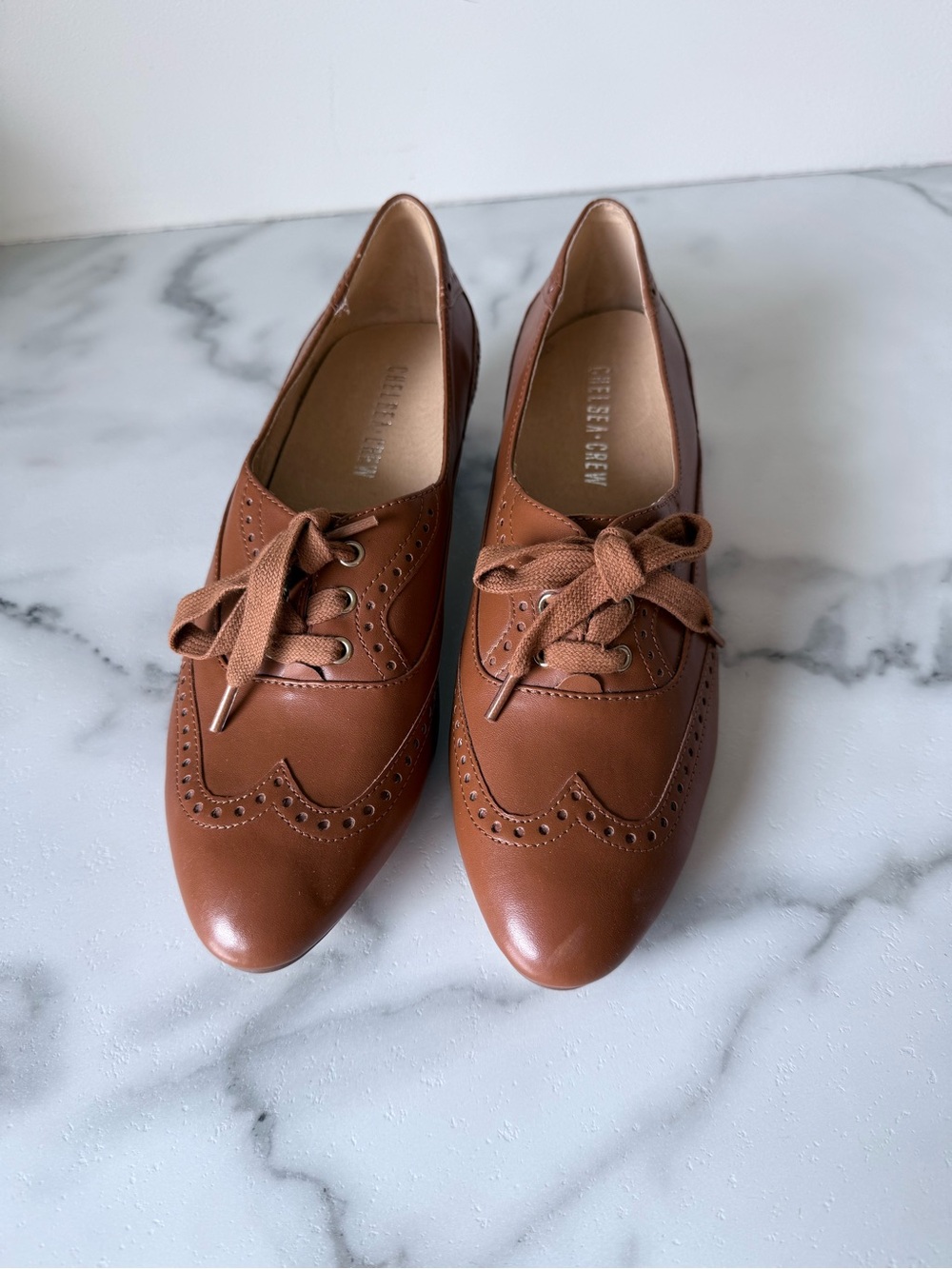 Chelsea Crew Demi Vintage Oxford Brown Romantic Victorian Academia size 8 - Picture 5 of 8